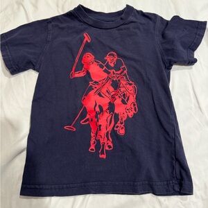 US Polo blue Boy t-shirt size 5/6